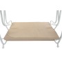 Banc DKD Home Decor Beige Balançoire Polyester Acier (210 x 120 x 164 cm)