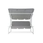 Banc DKD Home Decor Gris Balançoire Polyester Acier (210 x 120 x 167 cm)