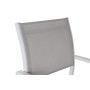 Chaise de jardin DKD Home Decor Gris Polyester Aluminium Blanc (57 x 64 x 86 cm)