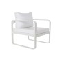 Canapé de jardin DKD Home Decor Blanc Polyester Aluminium (184 x 72 x 78 cm)