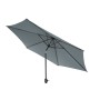 Parasol DKD Home Decor Gris Polyester Acier (300 x 300 x 250 cm)