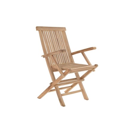 Chaise de jardin DKD Home Decor Marron Teck (57 x 60 x 90 cm)