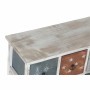 Caisson à Tiroirs DKD Home Decor Naturel Bleu MDF Bordeaux (84 x 28 x 47 cm)