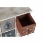 Caisson à Tiroirs DKD Home Decor Naturel Bleu MDF Bordeaux (84 x 28 x 47 cm)