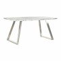 Table de Salle à Manger DKD Home Decor Acier Blanc Bois MDF (160 x 90 x 76 cm)