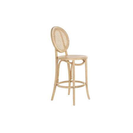 Tabouret DKD Home Decor Marron Clair Rotin Orme (43 x 43 x 108 cm)