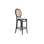 Tabouret DKD Home Decor Noir Rotin Orme (43 x 43 x 108 cm)