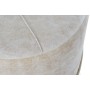 Repose-pied DKD Home Decor Beige Doré Métal Polyester (43 x 43 x 43 cm)