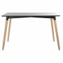 Table de Salle à Manger DKD Home Decor Naturel Noir Bouleau Bois MDF (120 x 80 x 74 cm)