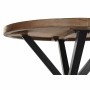 Table de Salle à Manger DKD Home Decor Naturel Noir Métal Acacia (101 x 101 x 79 cm)