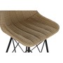Tabouret DKD Home Decor Naturel Noir Métal Rotin (47 x 56 x 106 cm)