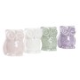 Pommeau DKD Home Decor 4 Unités Hibou Métal Grès (4 x 4 x 5 cm)