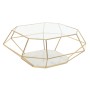 Table d'appoint DKD Home Decor Verre Métal (100 x 100 x 41 cm)