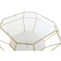 Table d'appoint DKD Home Decor Verre Métal (100 x 100 x 41 cm)