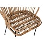 Chaise à Accoudoirs DKD Home Decor Naturel Rotin (68 x 46 x 106 cm)