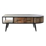 Table Basse DKD Home Decor Métal Bois de manguier (130 x 70 x 46 cm)