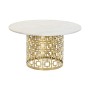 Table d'appoint DKD Home Decor Métal Marbre (76 x 76 x 43 cm)