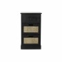 Caisson à Tiroirs DKD Home Decor Naturel Noir Vintage Bois de paulownia (40 x 30 x 70,5 cm)