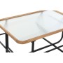 Table Basse DKD Home Decor Verre Métal (90 x 60 x 46 cm)