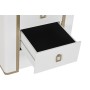 Table de Nuit DKD Home Decor Blanche Métal Bois (50 x 40 x 50 cm)