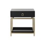 Table de Nuit DKD Home Decor Métal Bois (50 x 40 x 53 cm)