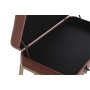 Banquette DKD Home Decor  Rose Doré Métal Velours (80 x 40 x 47 cm)