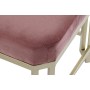 Banquette DKD Home Decor  Rose Métal Velours (120 x 40 x 46 cm)
