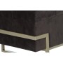 Banquette DKD Home Decor  Doré Métal Marron Velours (120 x 42 x 48 cm)