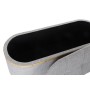Banquette DKD Home Decor  Gris Bois Polyester (120 x 45 x 43 cm)