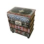 Caisson à Tiroirs DKD Home Decor Bois Livre Vintage PU (40 x 30 x 56 cm)