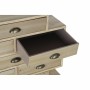 Caisson à Tiroirs DKD Home Decor Naturel Doré Bois MDF Blue marine Gris clair (80 x 36 x 93 cm)