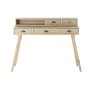 Bureau DKD Home Decor Naturel Bois MDF Blanc Magenta Blue marine (120 x 50 x 98,5 cm)