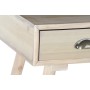 Bureau DKD Home Decor Naturel Bois MDF Blanc Magenta Blue marine (120 x 50 x 98,5 cm)