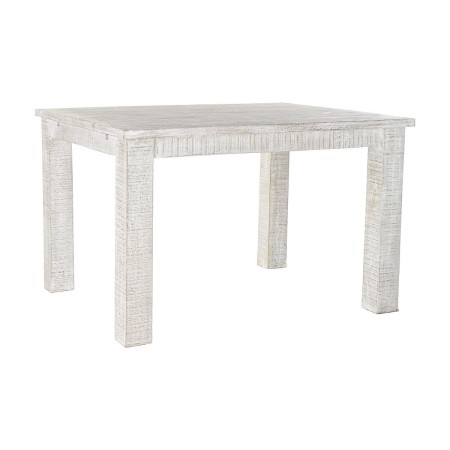 Table de Salle à Manger DKD Home Decor Blanc Bois de manguier (180 x 100 x 77 cm)