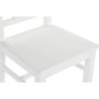 Chaise de Salle à Manger DKD Home Decor Bois Blanc (43 x 43 x 99,5 cm)