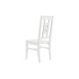 Chaise de Salle à Manger DKD Home Decor Bois Blanc (43 x 43 x 99,5 cm)