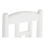 Chaise de Salle à Manger DKD Home Decor Bois Blanc (43 x 43 x 99,5 cm)