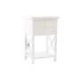 Table de Nuit DKD Home Decor Blanche Sapin (51 x 39 x 78 cm)