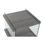 Table de Nuit DKD Home Decor Verre MDF Verre trempé (50 x 50 x 49 cm)