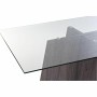 Table de Salle à Manger DKD Home Decor Verre Gris Transparent Bois MDF (160 x 90 x 75 cm)