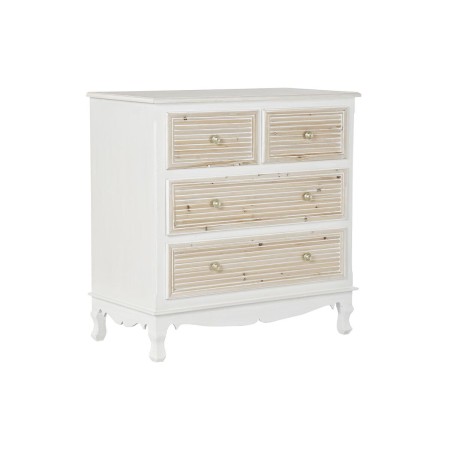 Commode DKD Home Decor Naturel Bois Blanc Bois MDF (80 x 40 x 80 cm)