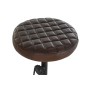 Tabouret DKD Home Decor Métal Marron Cuir (38 x 38 x 63 cm)