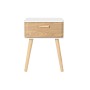 Table de Nuit DKD Home Decor MDF Bambou (40 x 40 x 51,5 cm)