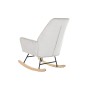 Fauteuil à Bascule DKD Home Decor Métal Polyester Crème (88 x 77 x 97 cm)