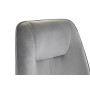 Fauteuil à Bascule DKD Home Decor Naturel Noir Métal Polyester Gris clair (70 x 77 x 97 cm)