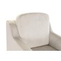 Siège DKD Home Decor Bois Polyester Crème (76 x 70 x 85 cm)