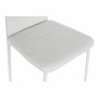 Chaise de Salle à Manger DKD Home Decor Métal Blanc PU (52 x 44 x 96 cm)