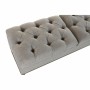 Banquette DKD Home Decor  Beige Doré Métal Polyester (120 x 40 x 44 cm)