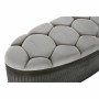 Banquette DKD Home Decor  Beige Métal Polyester Brun foncé (121 x 44 x 47,5 cm)