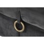 Banquette DKD Home Decor  Gris Métal Polyester (125 x 46 x 50 cm)